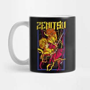 Demon Slayer Zenitsu Thunder Breathing Art Mug